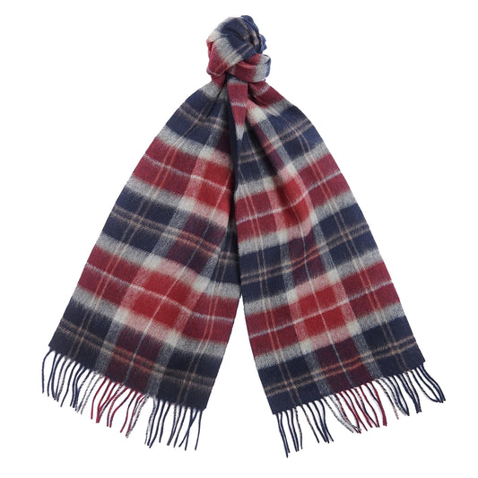Barbour Galston Tartan Scarf Cranberry Tartan - The Sporting Lodge