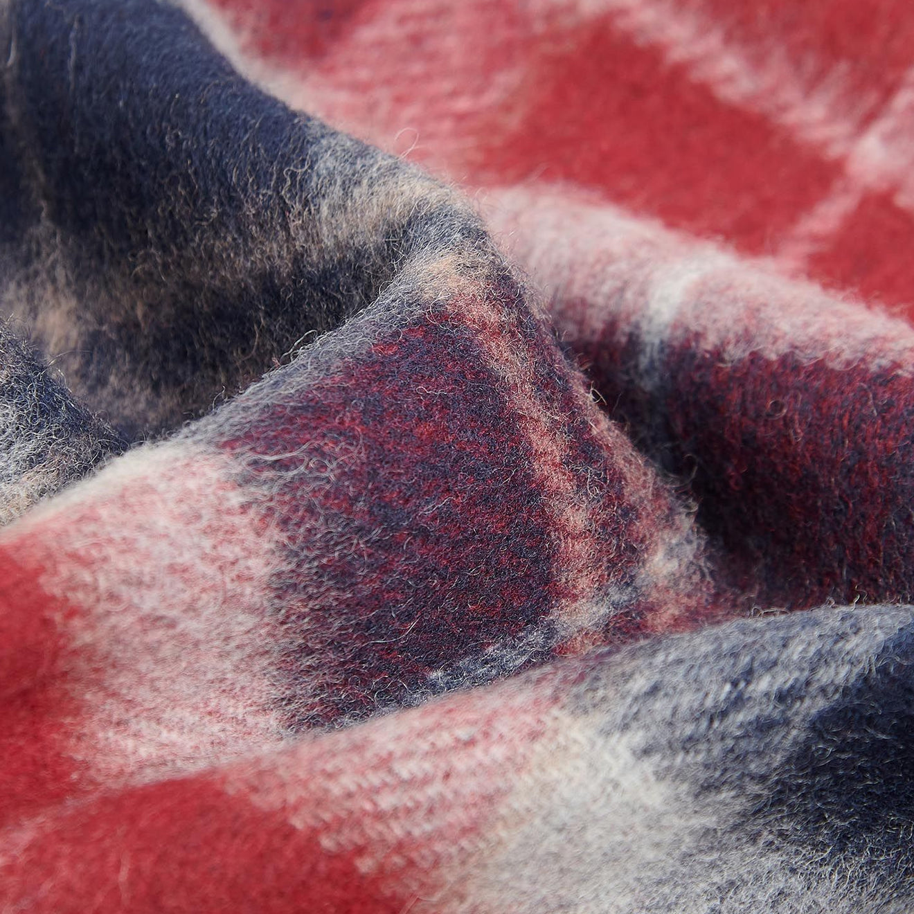 Barbour Galston Tartan Scarf Cranberry Tartan - The Sporting Lodge