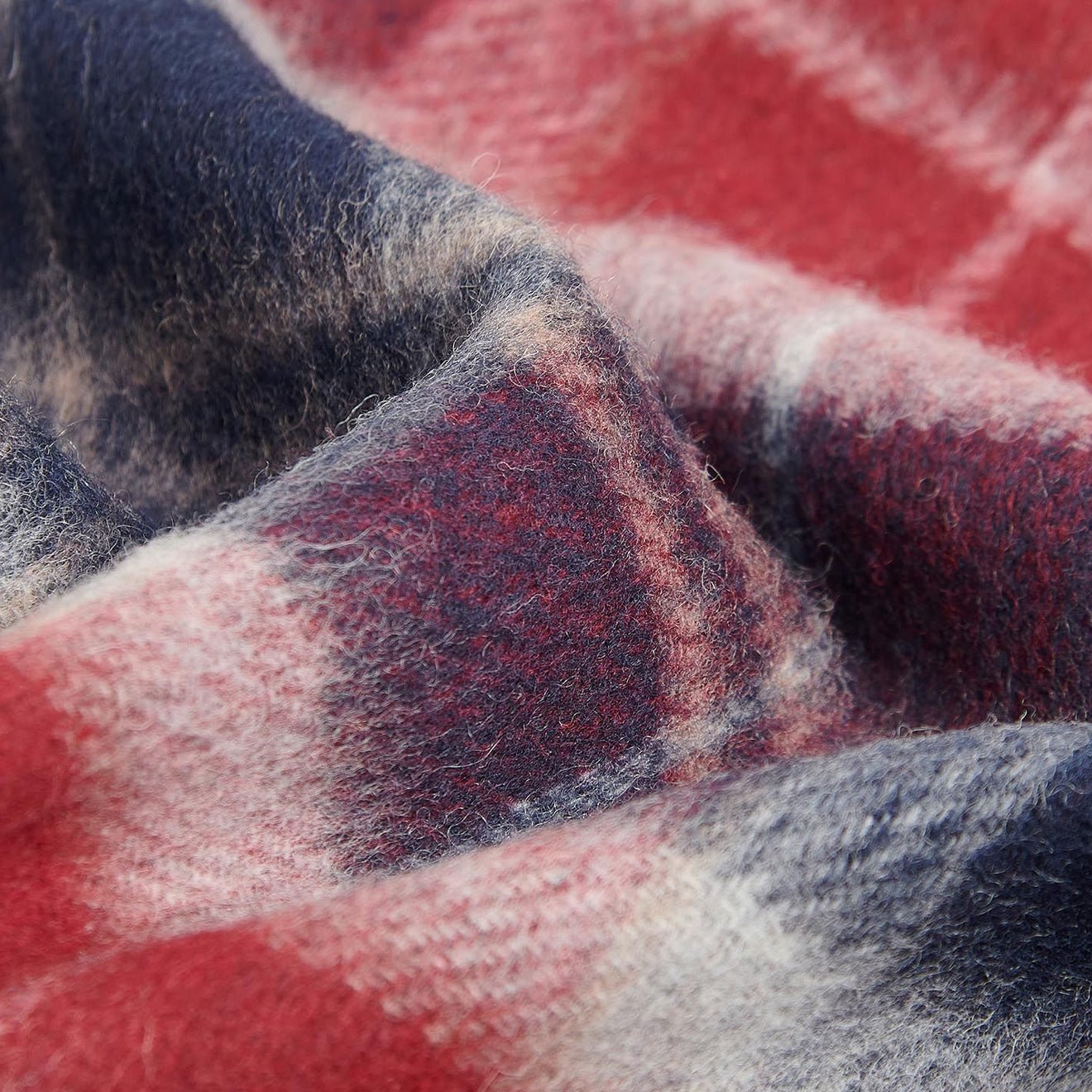 Barbour Galston Tartan Scarf Cranberry Tartan - The Sporting Lodge