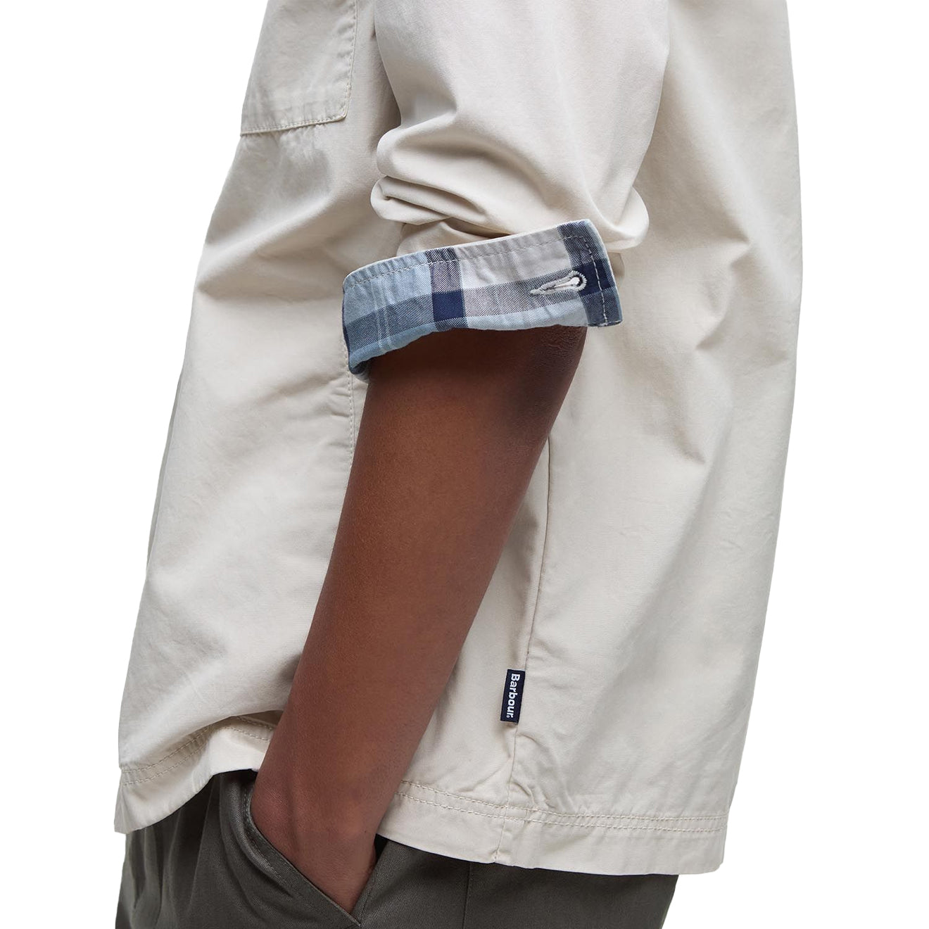 Barbour Glendale Overshirt Mist - The Sporting Lodge