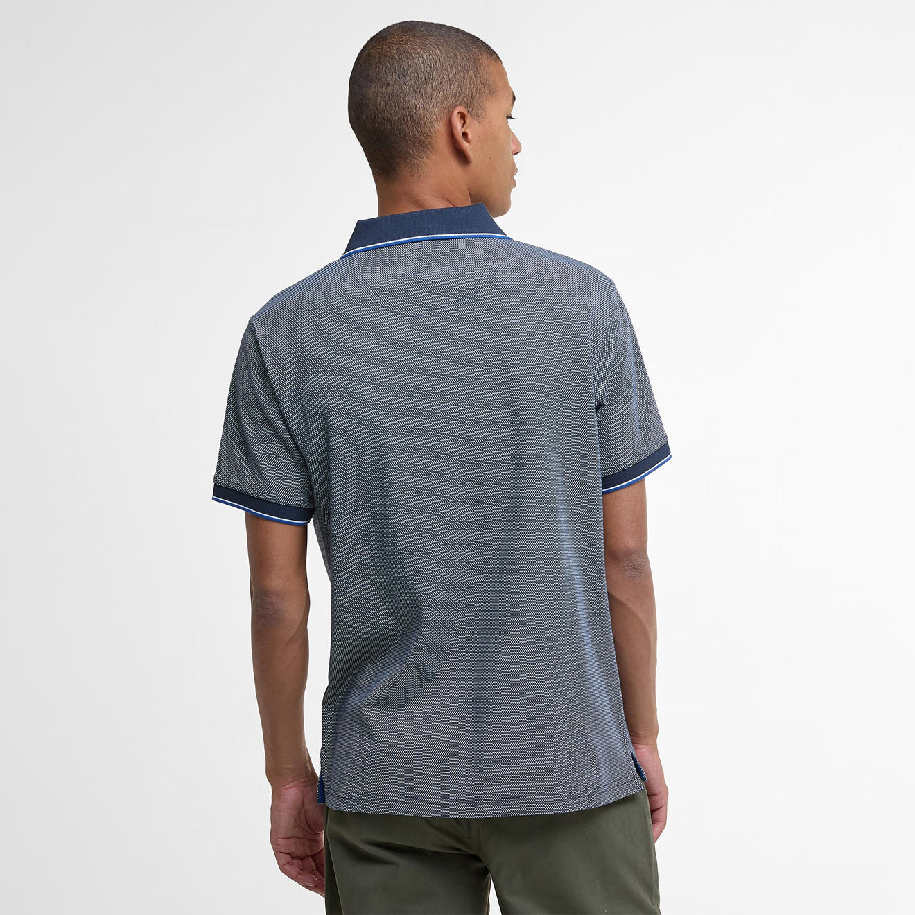 Barbour Hanswell Tailored Polo Shirt Navy