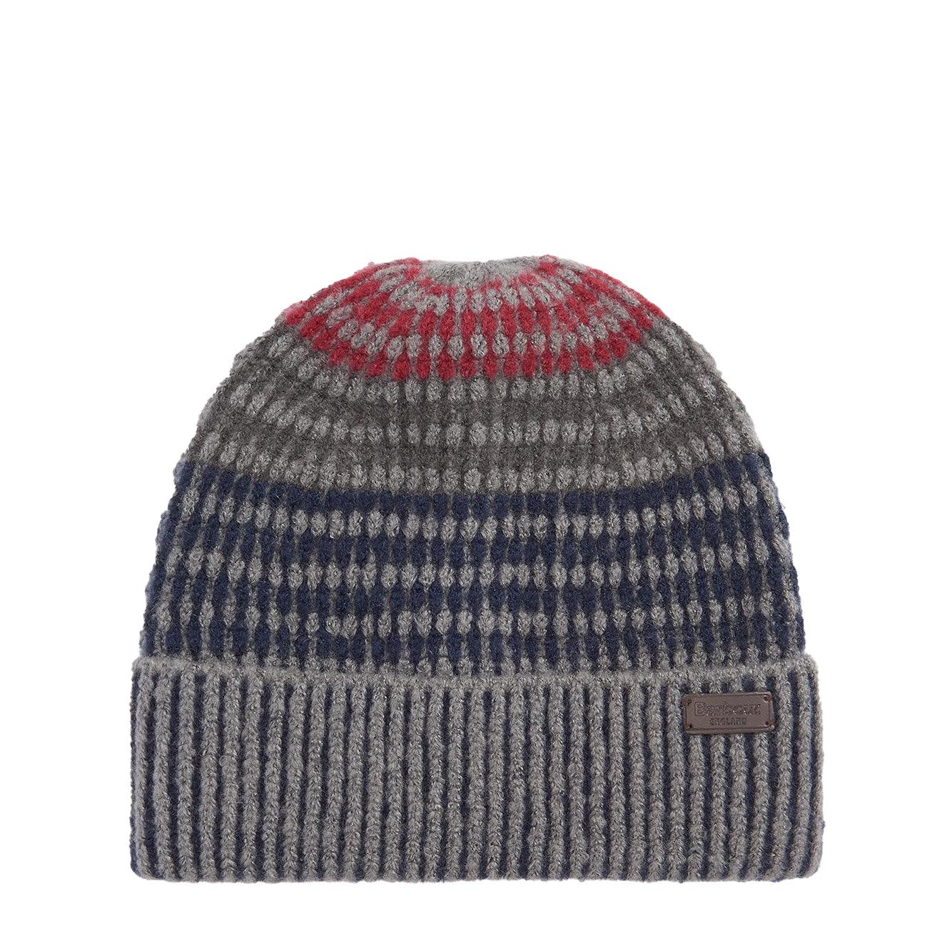 Barbour Harray Beanie Hat Blue Granite - The Sporting Lodge