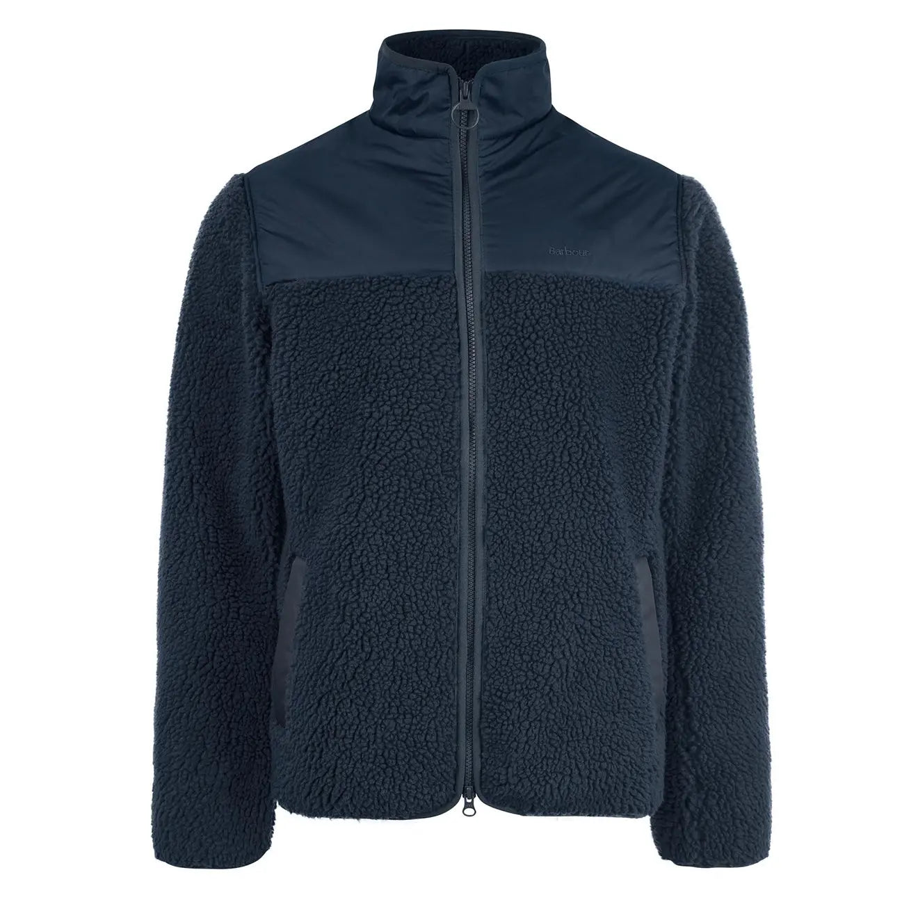 Barbour Hobson Fleece Jacket Navy - The Sporting Lodge