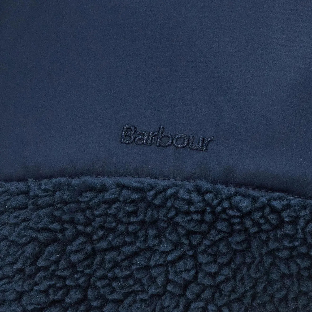 Barbour Hobson Fleece Jacket Navy - The Sporting Lodge