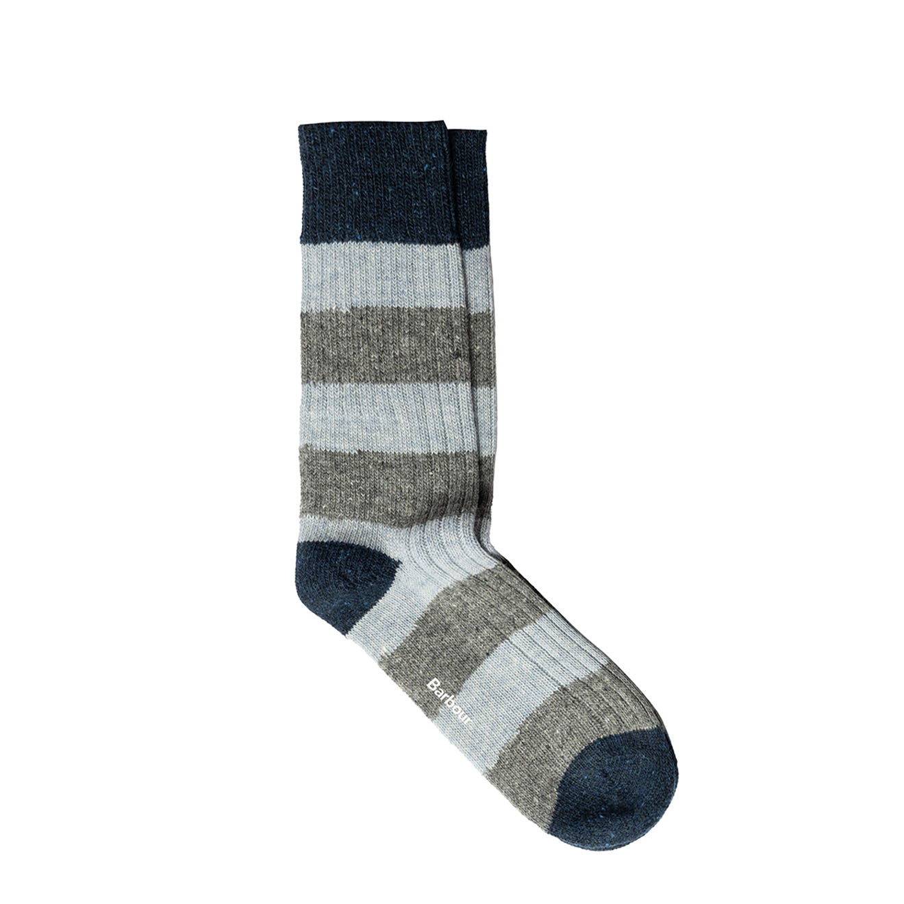 Barbour Houghton Stripe Sock Blue/Grey - The Sporting Lodge