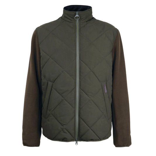 Barbour Hybrid Fleece Jacket Olive - The Sporting Lodge