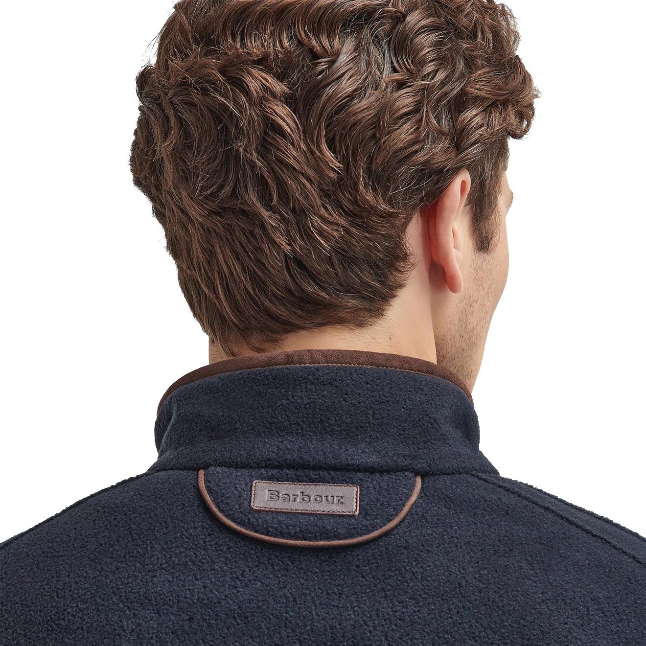 Barbour Langdale Fleece Jacket Navy - The Sporting Lodge
