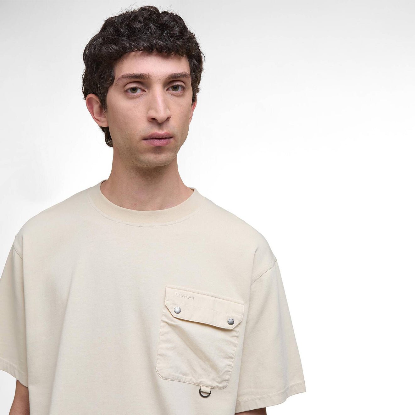 Barbour Leazes Oversized T-Shirt Ecru - The Sporting Lodge