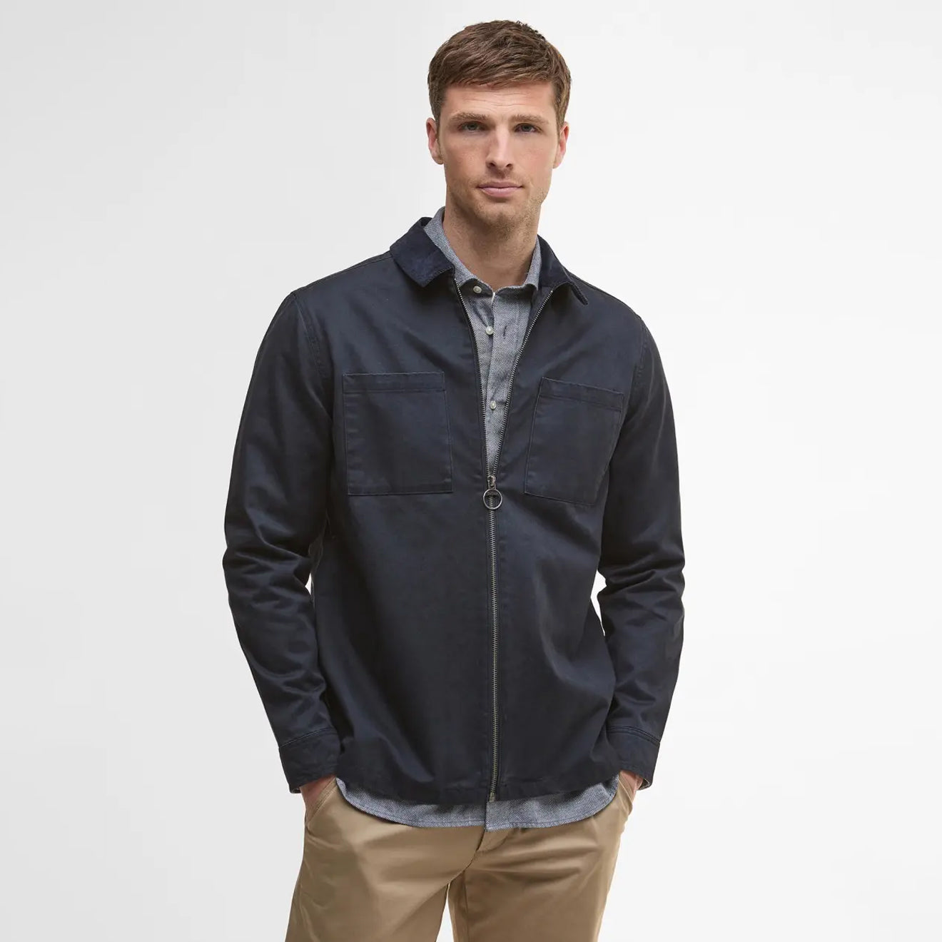 Barbour Lenker Overshirt Navy