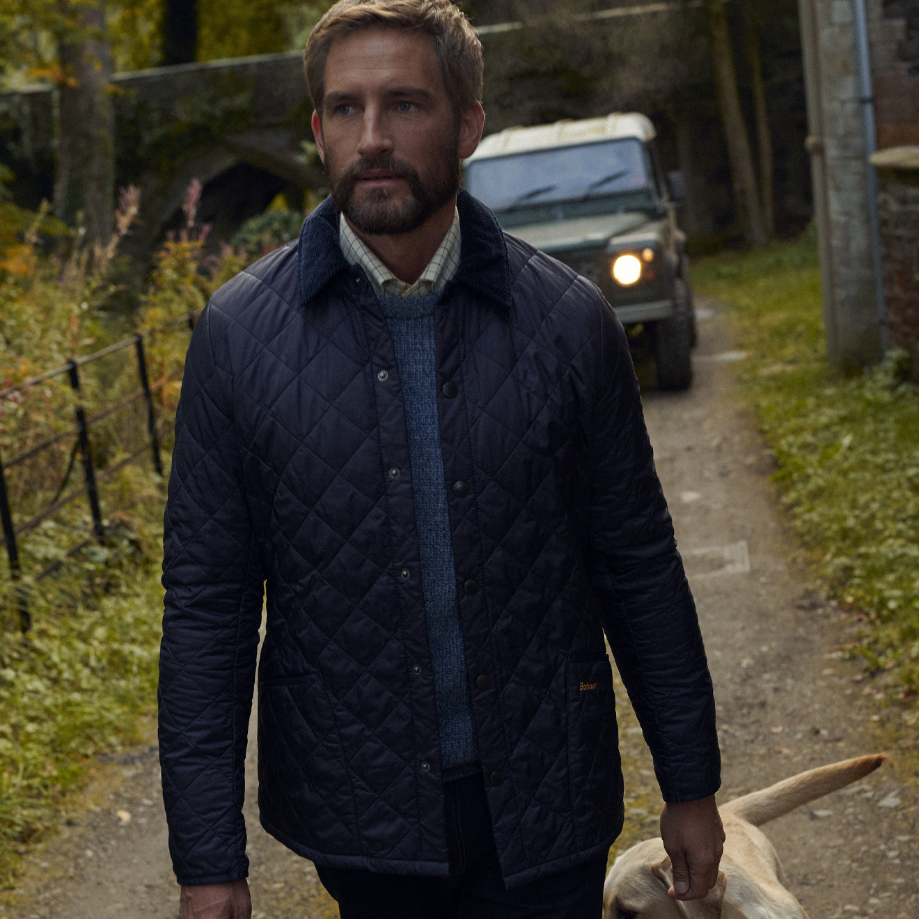Barbour Liddesdale Quilted Jacket Navy