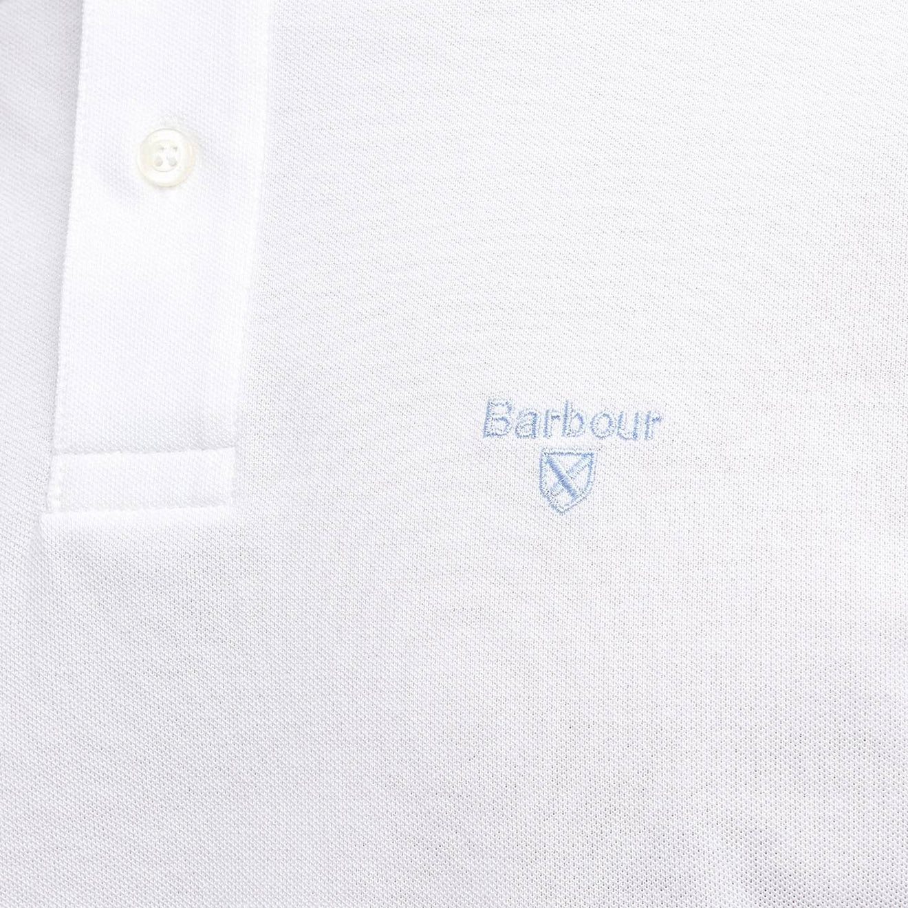 Barbour Lightweight Sports S/S Polo Shirt White - The Sporting Lodge