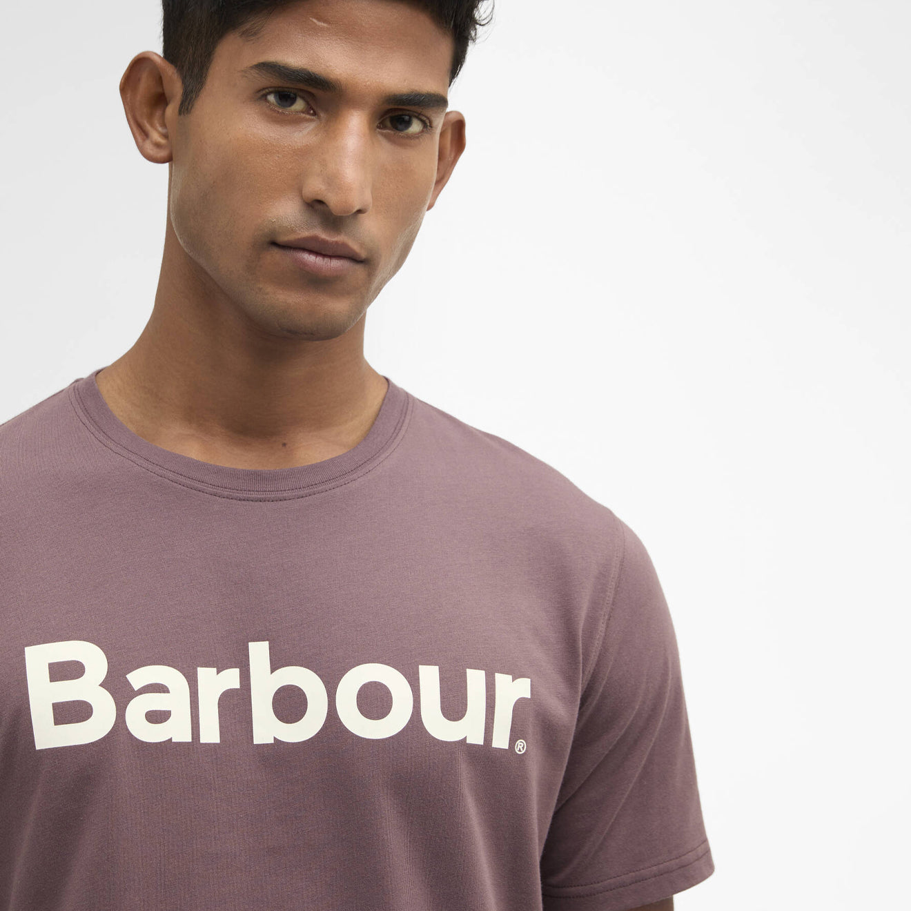 Barbour Logo T-Shirt Peppercorn