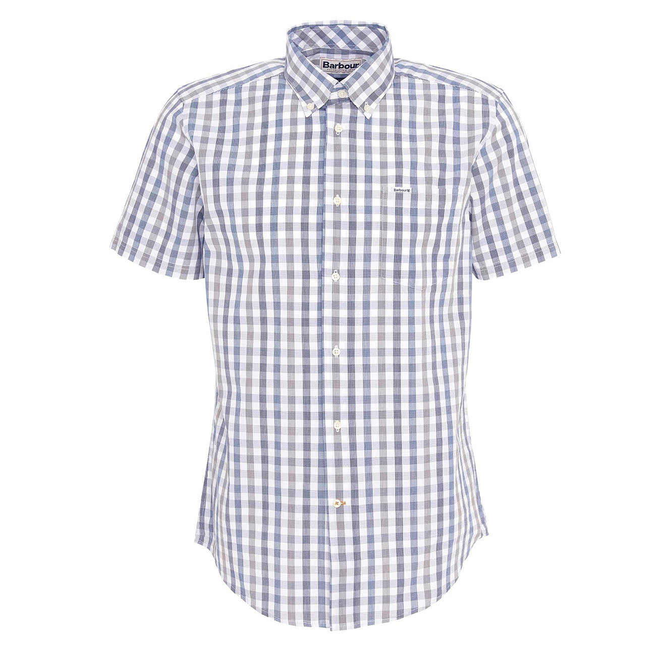 Barbour Longstone Short Sleeve Tailored Shirt Olive - The Sporting Lodge