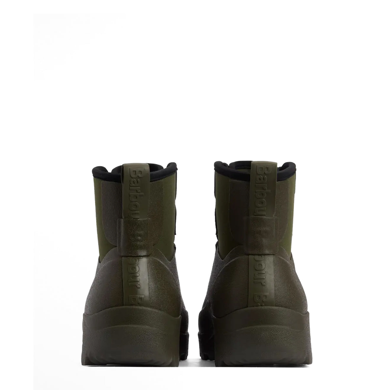 Barbour Marlow Lace Up Wellingtons Olive