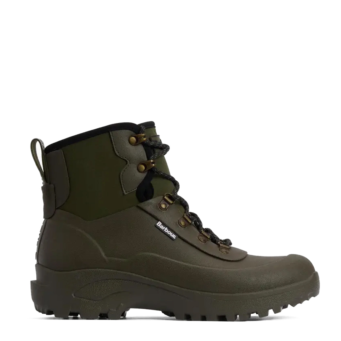 Barbour Marlow Lace Up Wellingtons Olive