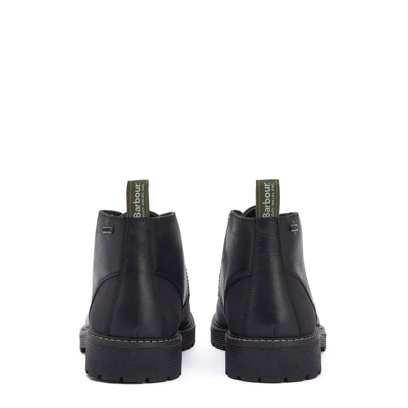 Barbour Maxwell Chukka Boots Black - The Sporting Lodge