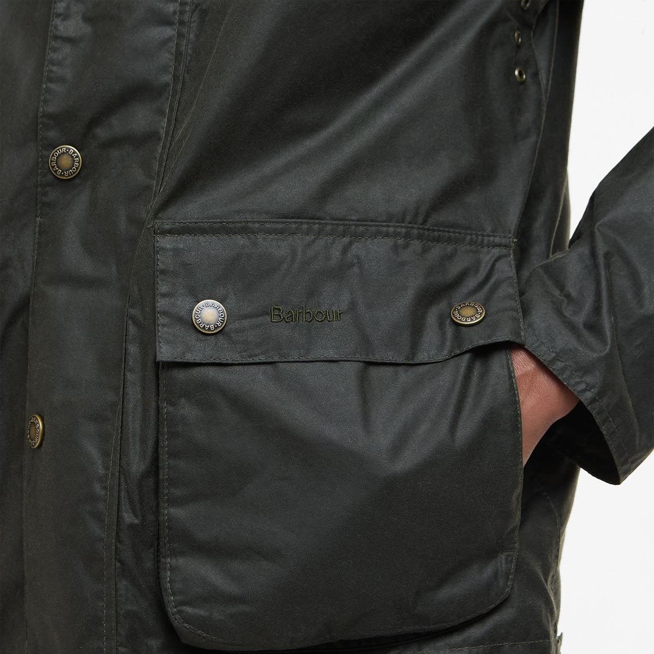 Barbour Modern Bedale Wax Jacket Archive Olive - The Sporting Lodge