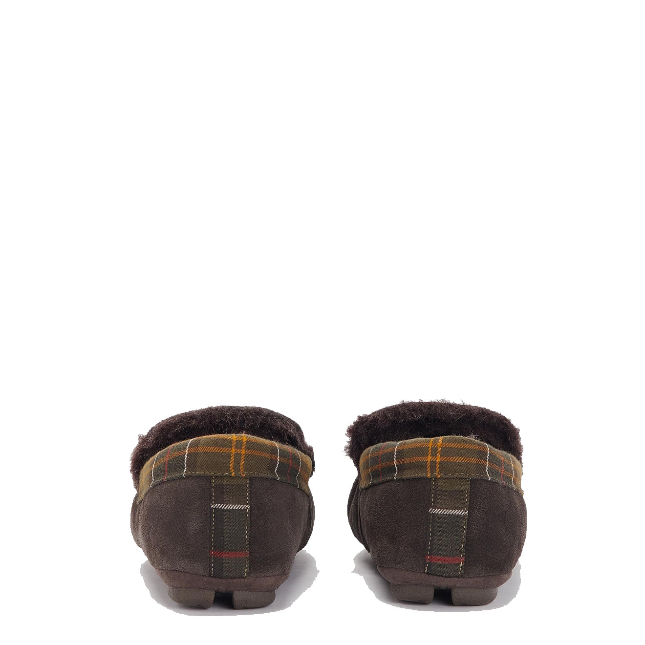 Barbour Monty Moccasin Slipper Brown Suede - The Sporting Lodge