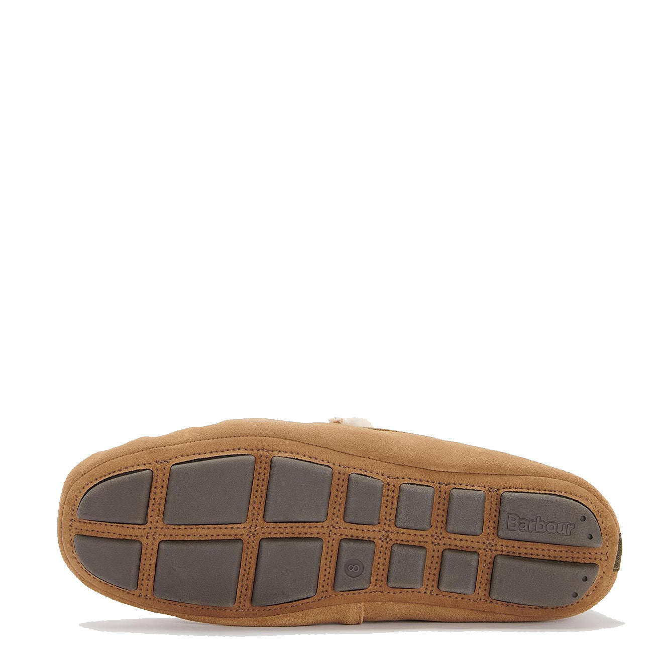 Barbour Monty Moccasin Slipper Camel Suede - The Sporting Lodge