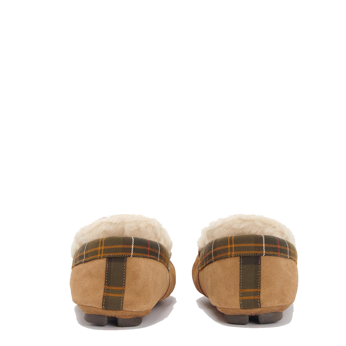 Barbour Monty Moccasin Slipper Camel Suede - The Sporting Lodge