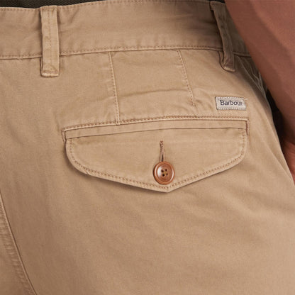 Barbour Neuston Twill Trousers Stone - The Sporting Lodge