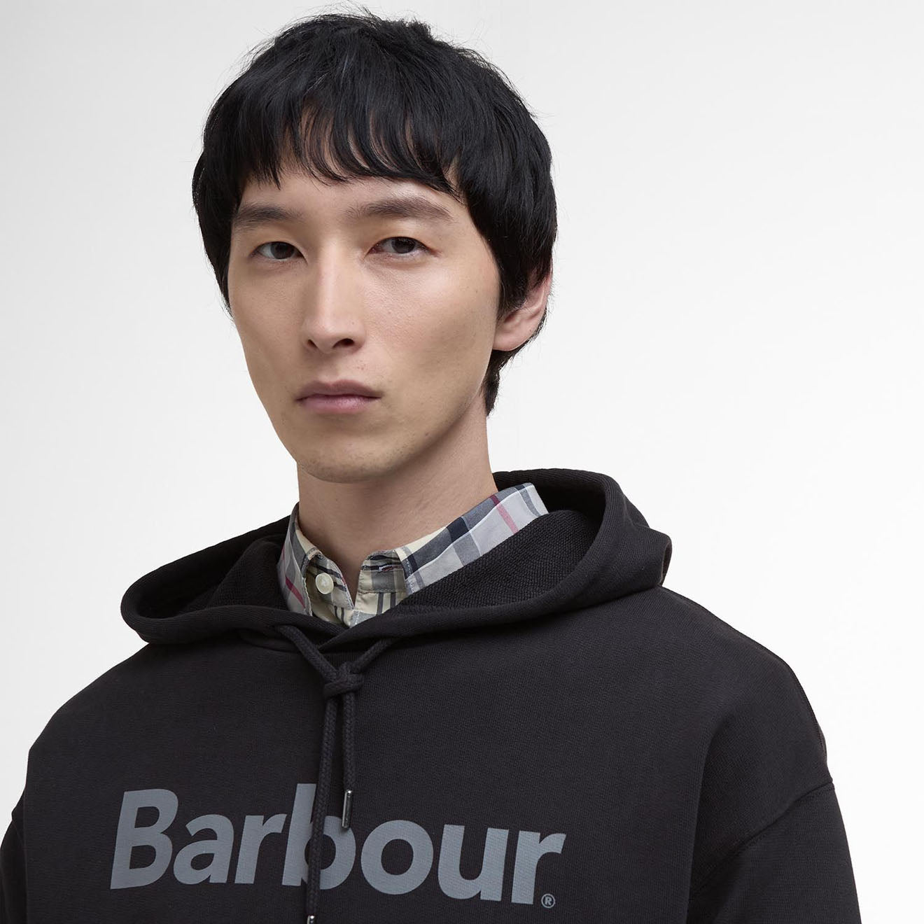 Barbour Nicholas Fit Hoodie Black - The Sporting Lodge