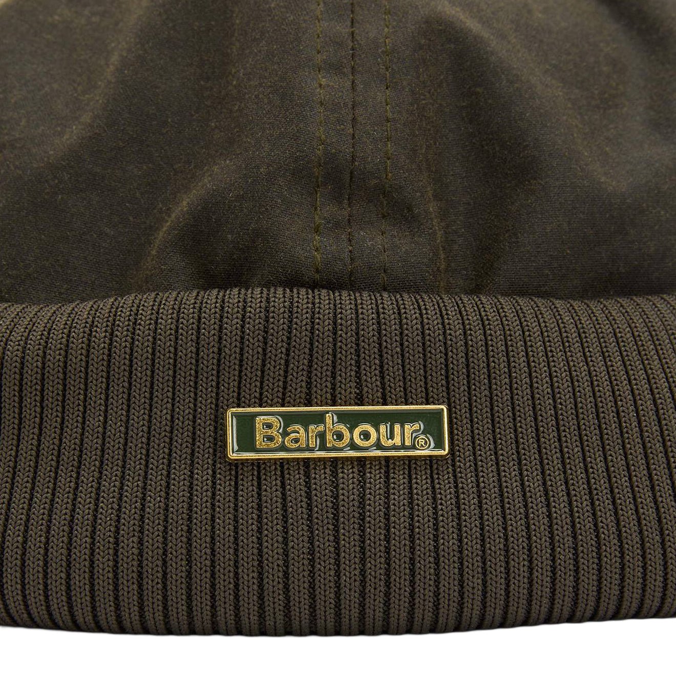 Barbour Oakmoor Waxed Docker Hat Olive - The Sporting Lodge