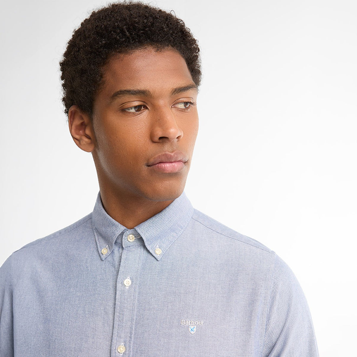 Barbour Oxtown Tailored Shirt Deep Blue