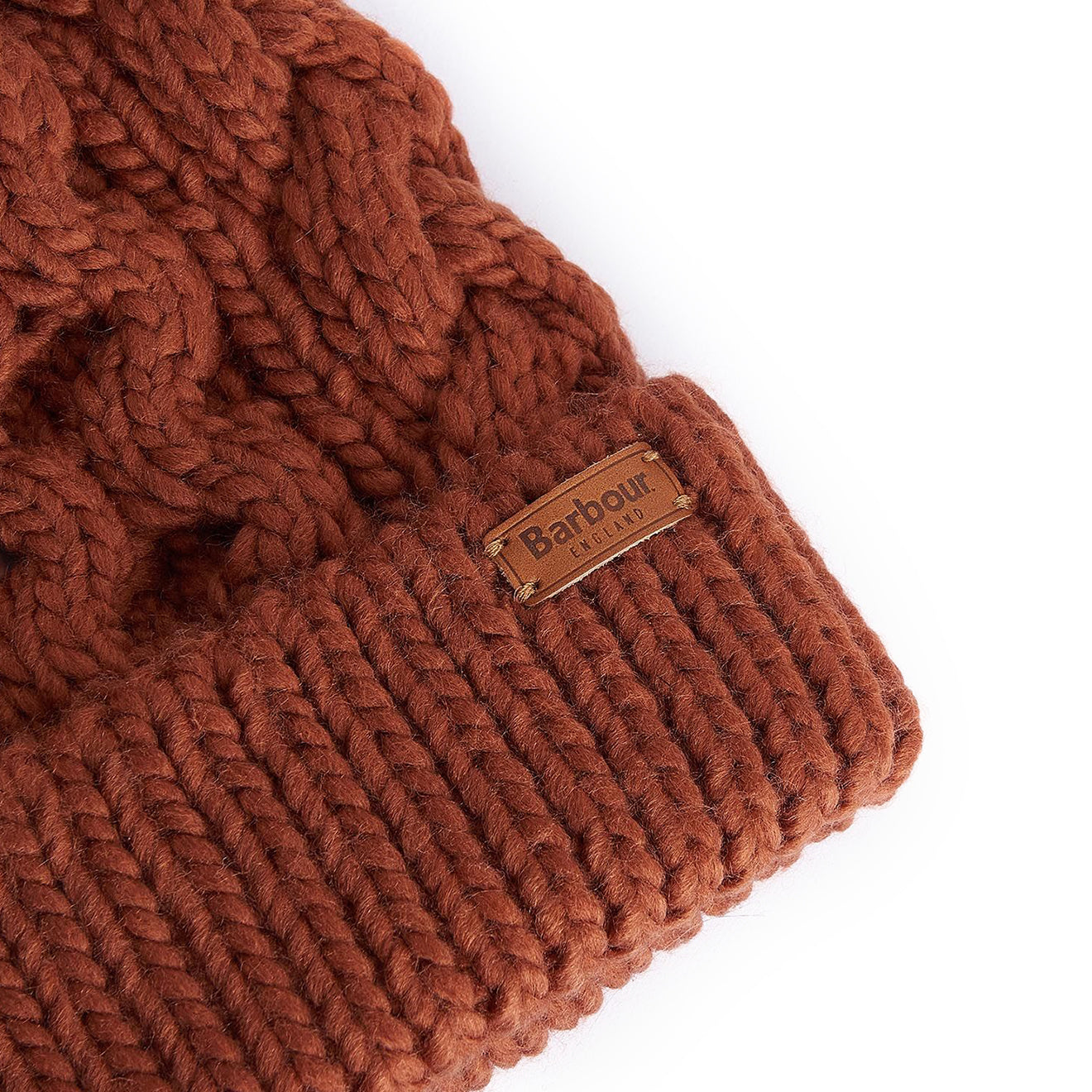 Barbour Penshaw Beanie Hat Warm Ginger - The Sporting Lodge