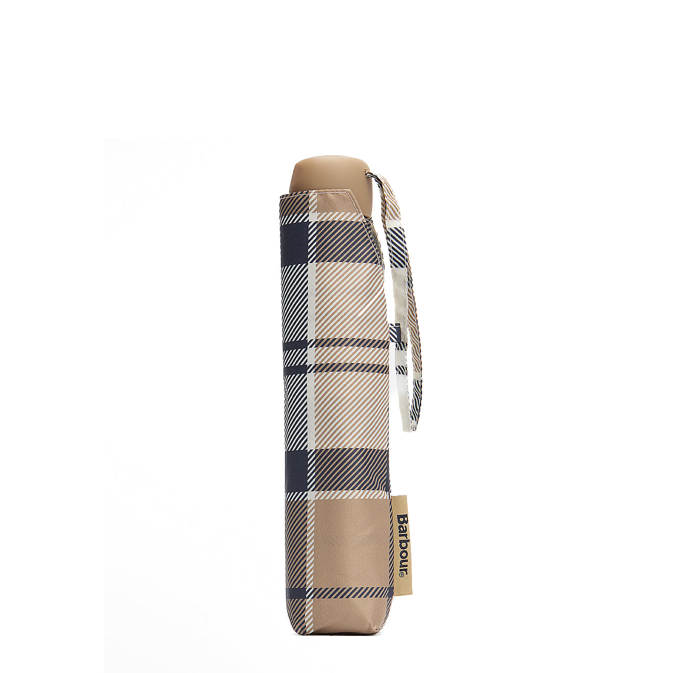 Barbour Portree Umbrella Hessian Navy Tartan
