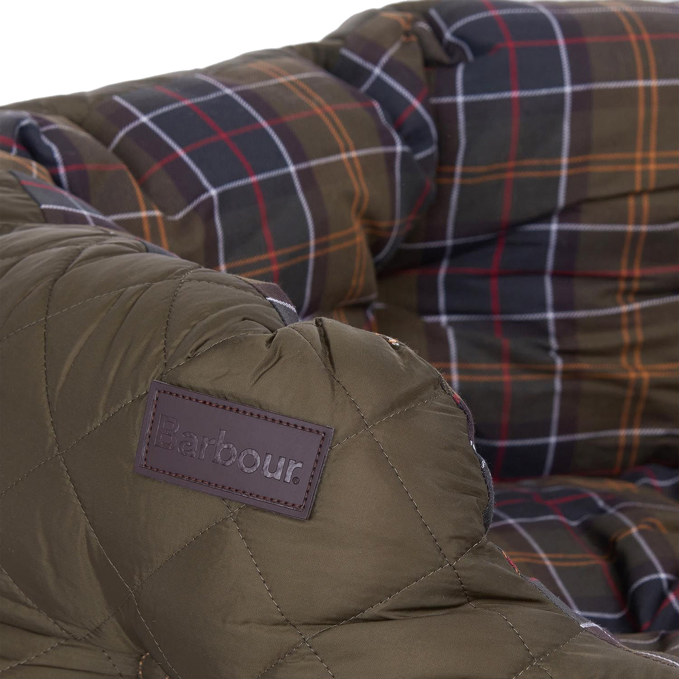 Barbour Quilted Dog Bed 35 Olive