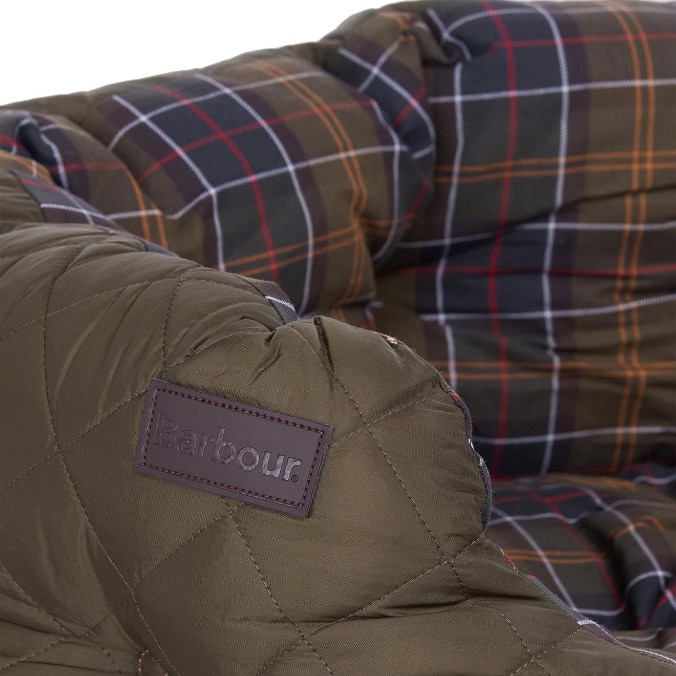 Barbour Quilted Dog Bed 35 Olive - The Sporting Lodge
