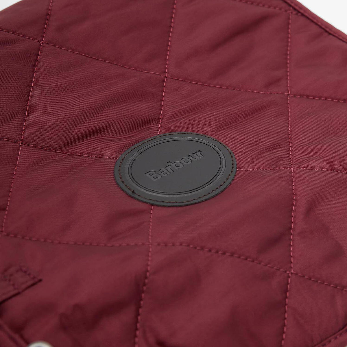 Barbour Quilted Dog Coat Rosewood