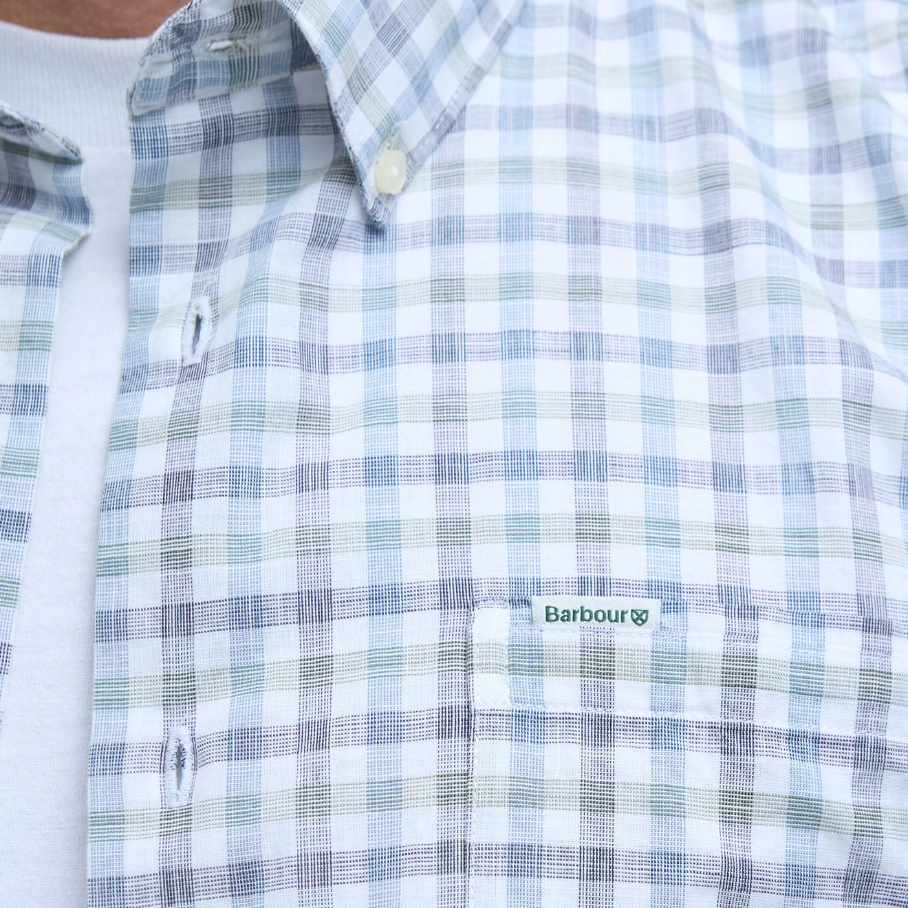 Barbour Ravenfield Checked Regular Fit Shirt Navy - The Sporting Lodge