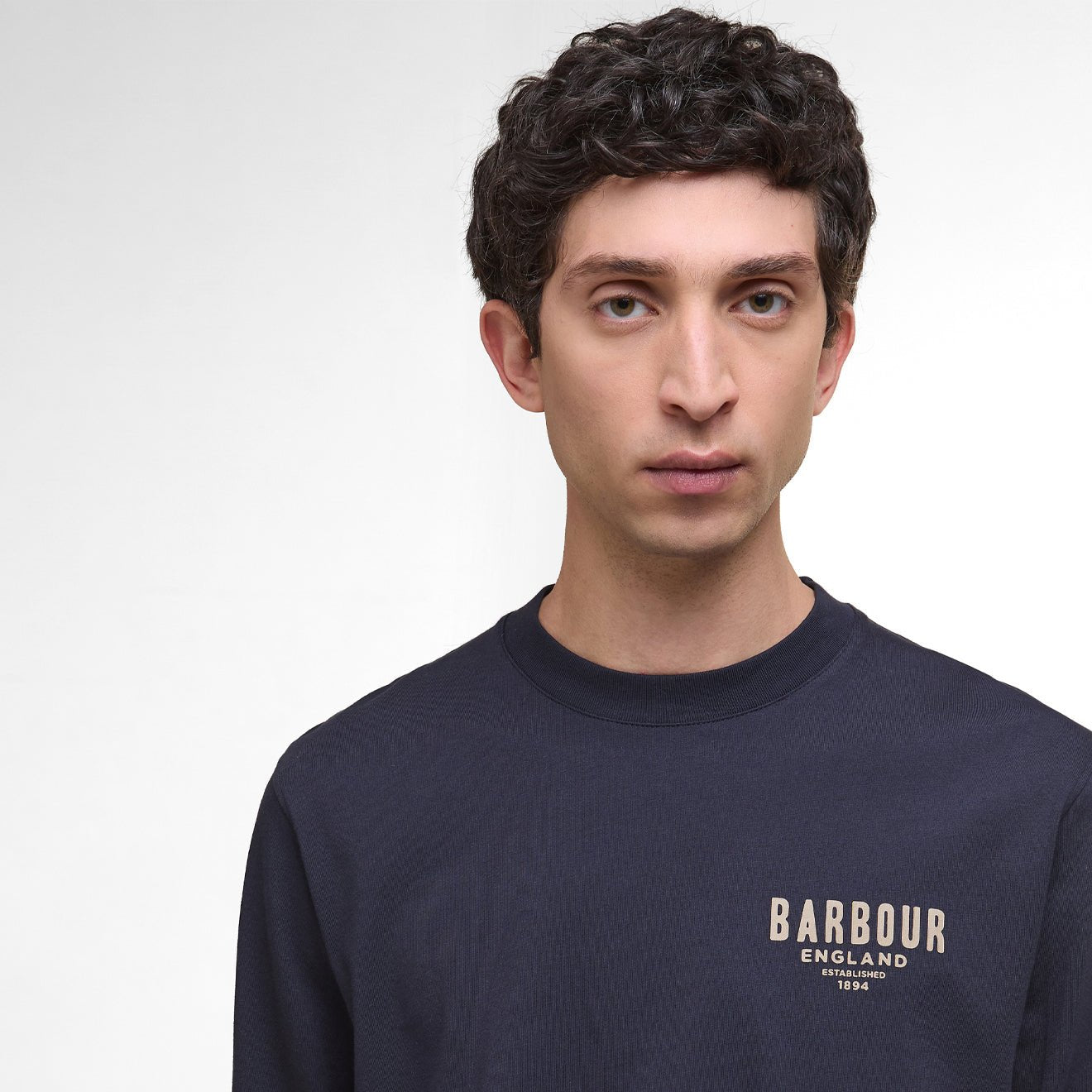 Barbour Redford L/S Relaxed T-Shirt Dark Navy - The Sporting Lodge