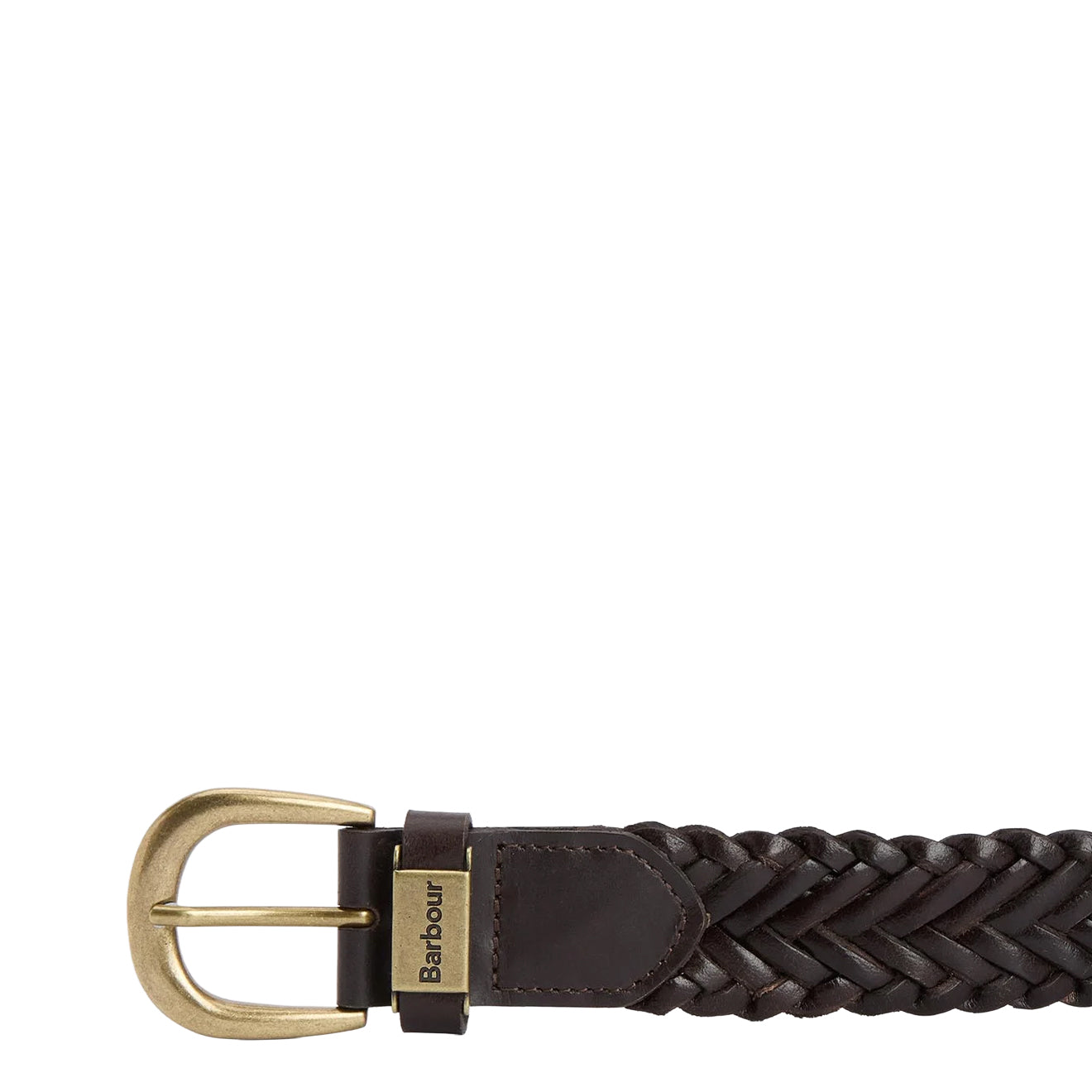 Barbour Redshore Leather Belt Coffee Bean Brown