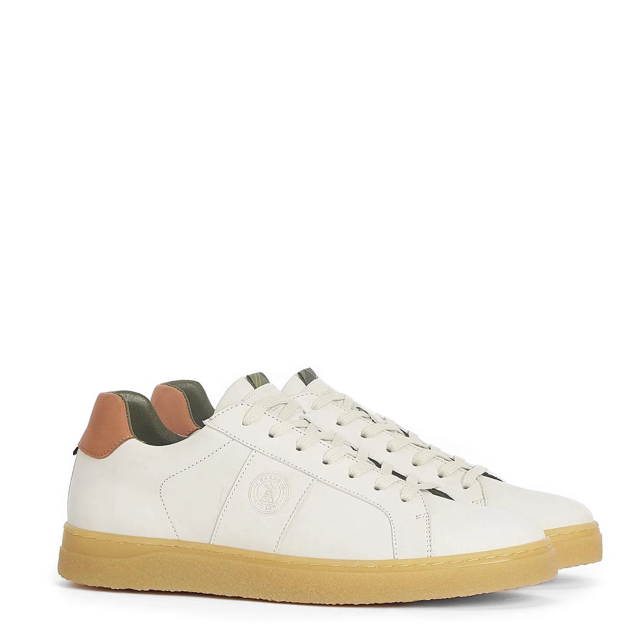Barbour Reflect Trainer Off White - The Sporting Lodge