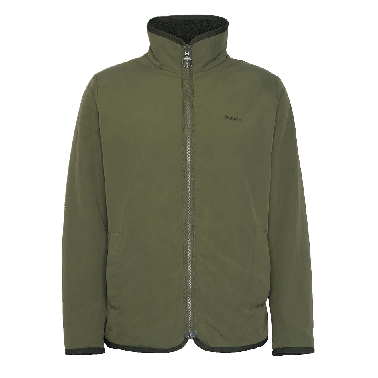 Barbour Reversible Fleece Jacket Fern - The Sporting Lodge