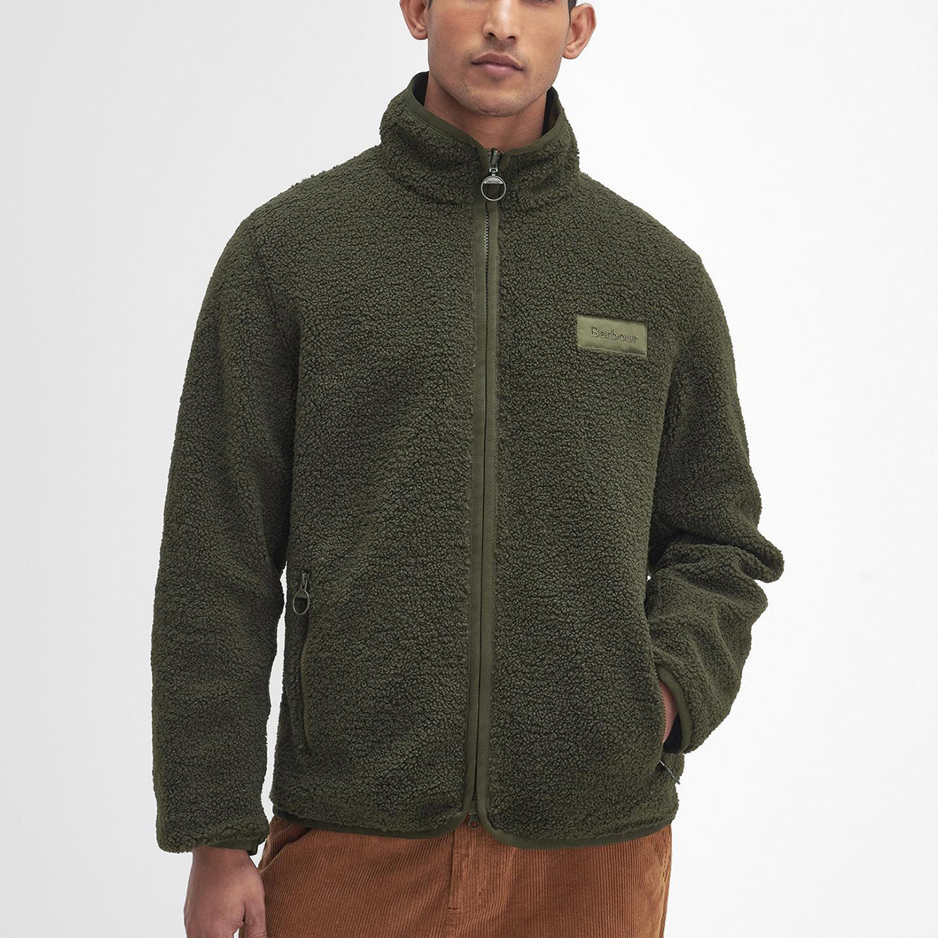 Barbour Reversible Fleece Jacket Fern - The Sporting Lodge