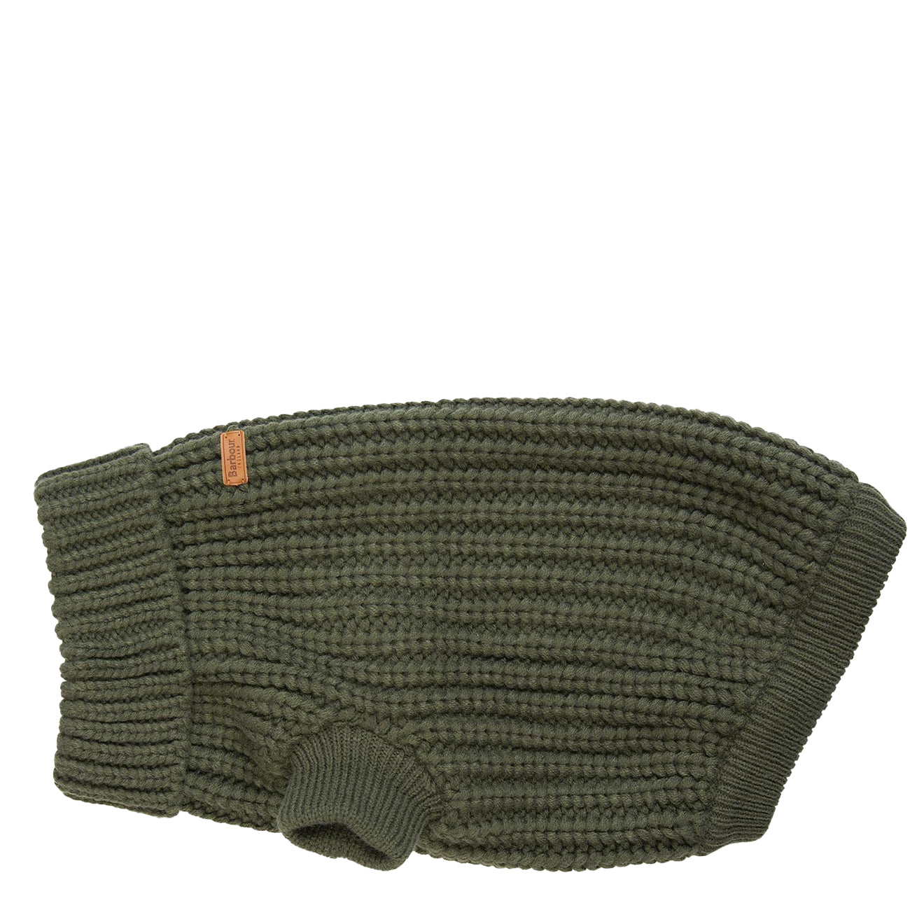 Barbour Saltburn Dog Jumper Olive - The Sporting Lodge