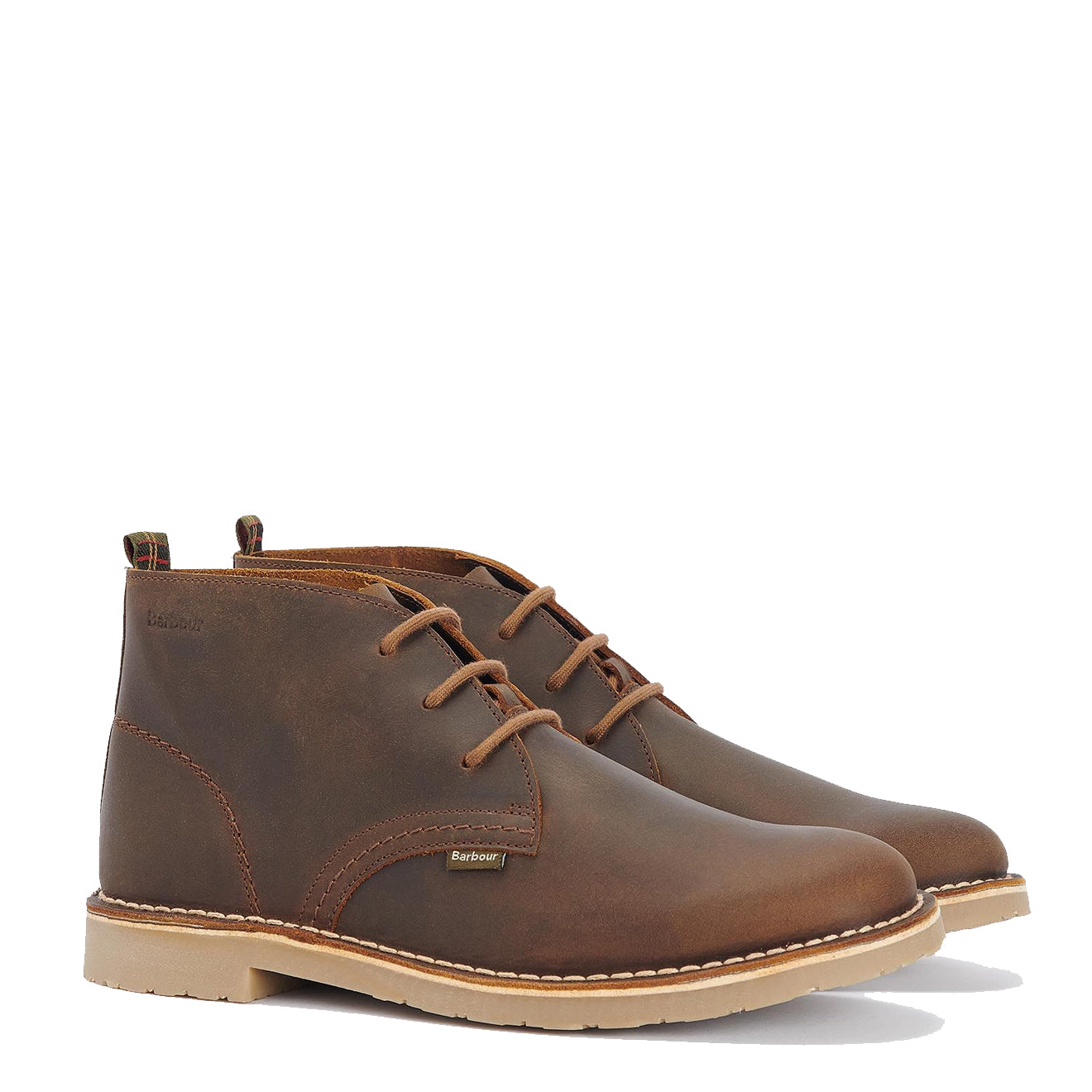 Barbour Siton Desert Boots Classic Brown - The Sporting Lodge
