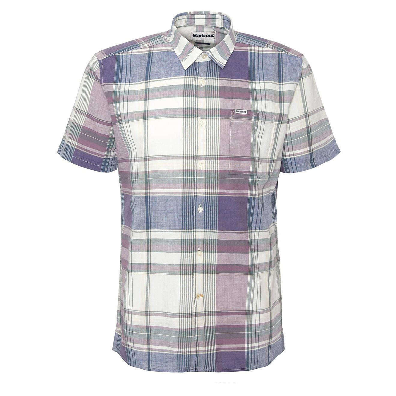 Barbour Swinton Regular Shirt Ecru - The Sporting Lodge