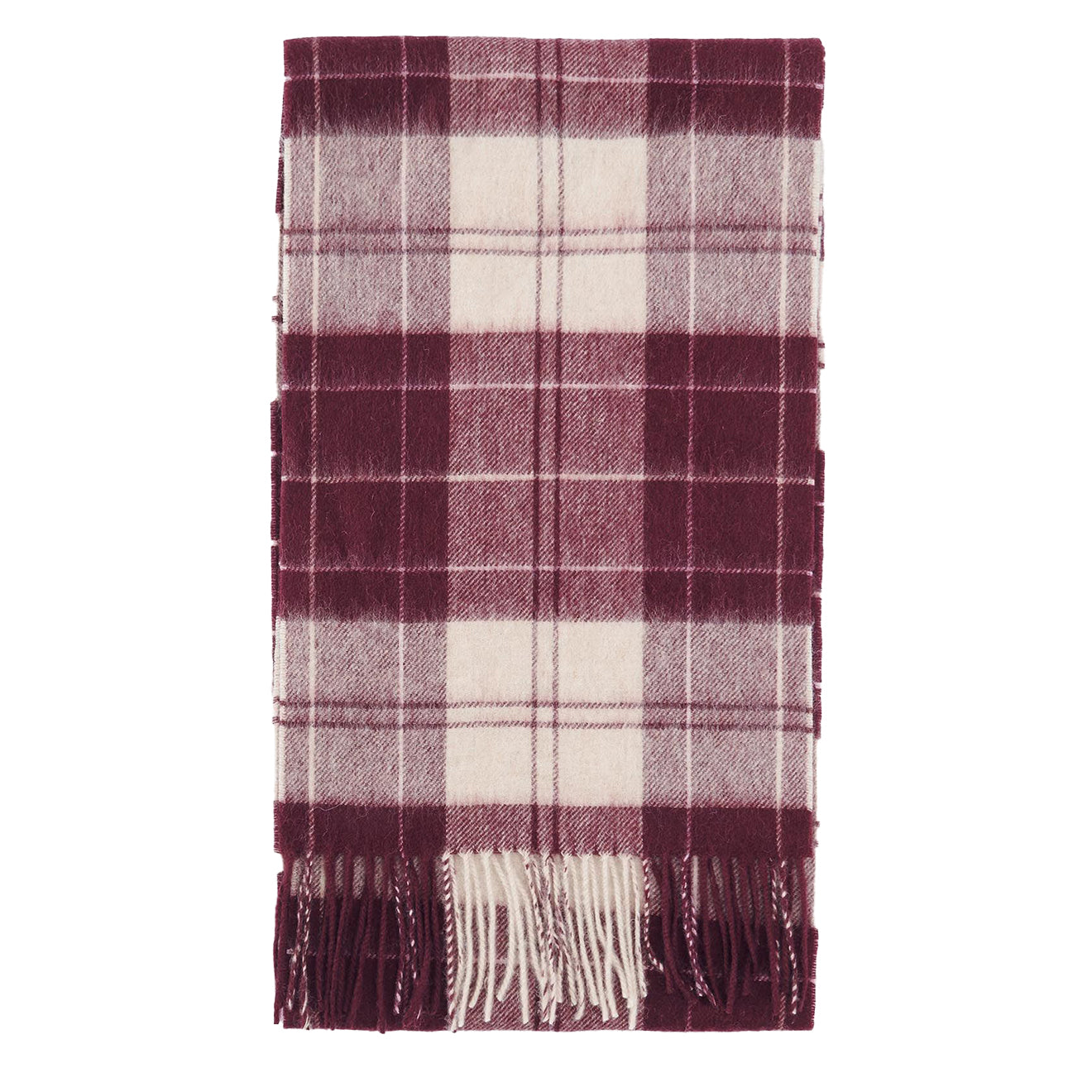 Barbour Tartan Scarf Cabernet - The Sporting Lodge