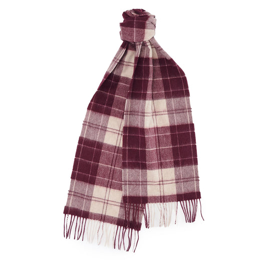 Barbour Tartan Scarf Cabernet - The Sporting Lodge
