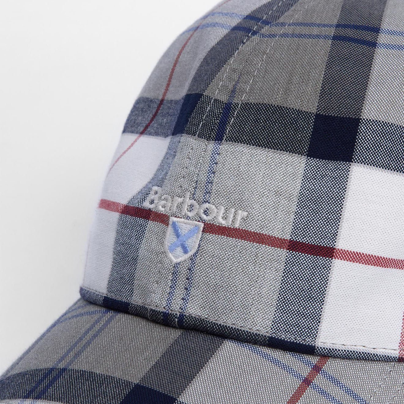 Barbour Tartan Sports Cap Bleached Pine Tartan - The Sporting Lodge