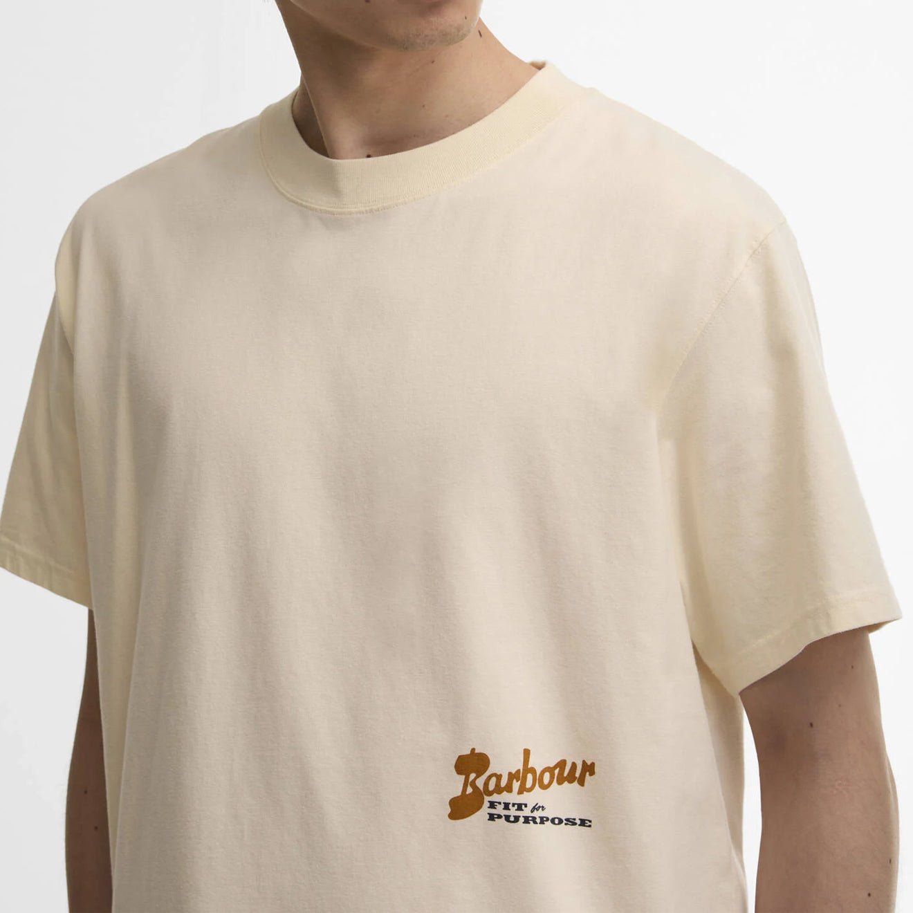 Barbour Terrain Oversized Graphic T-Shirt Neutral
