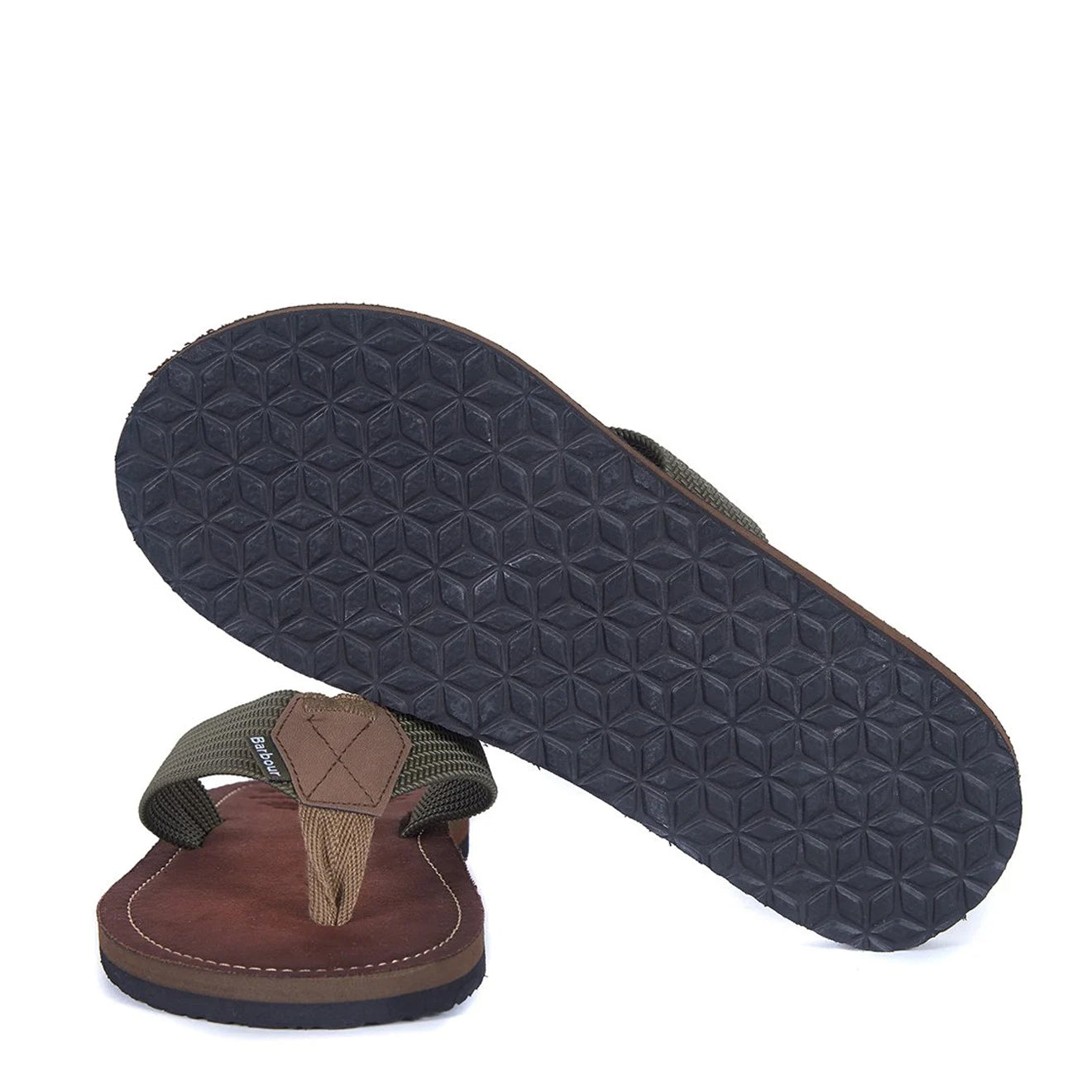 Barbour Toeman Beach Sandal Olive - The Sporting Lodge