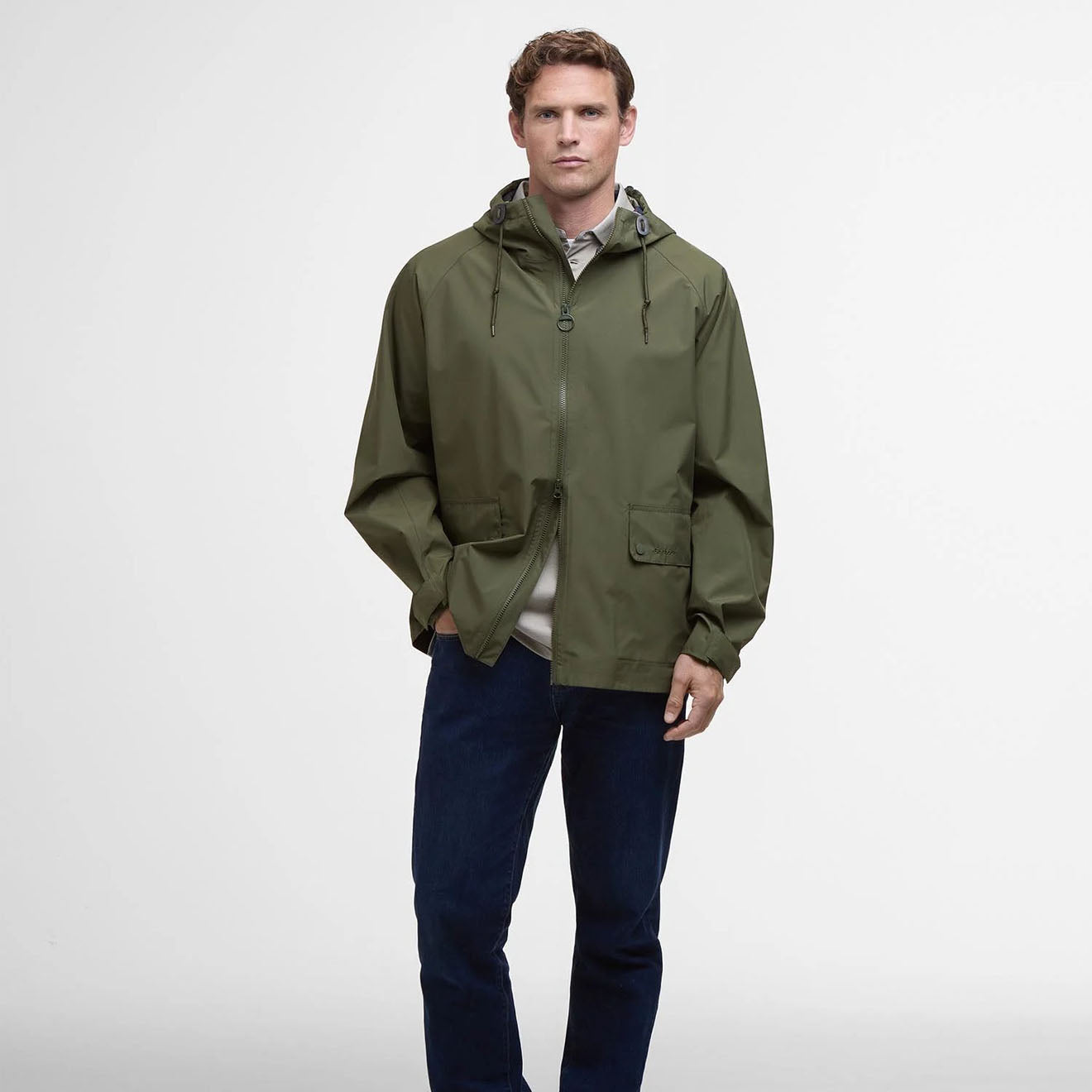 Barbour Trover Waterproof Jacket Fern - The Sporting Lodge