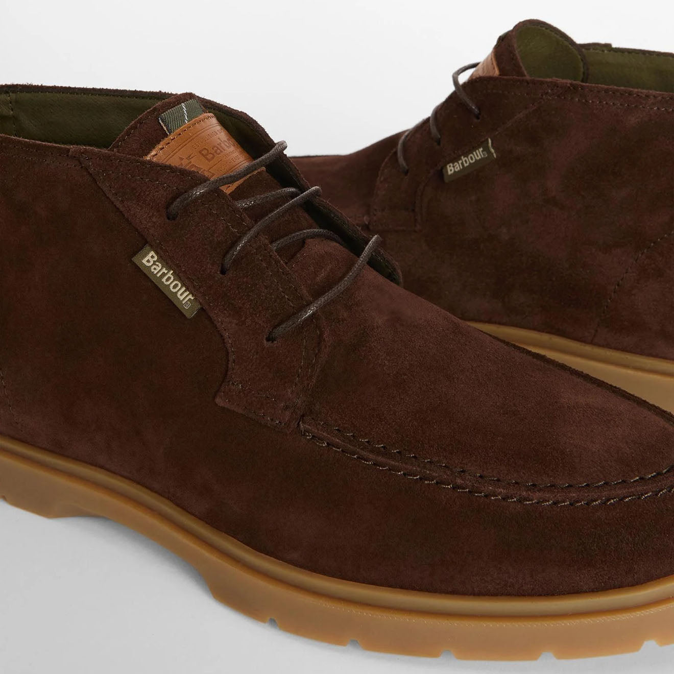 Barbour Tucker Chukka Boot Coffee Suede - The Sporting Lodge