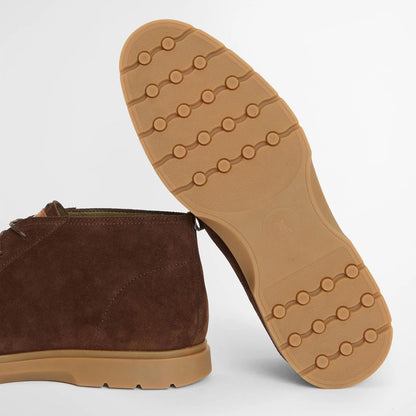 Barbour Tucker Chukka Boot Coffee Suede - The Sporting Lodge
